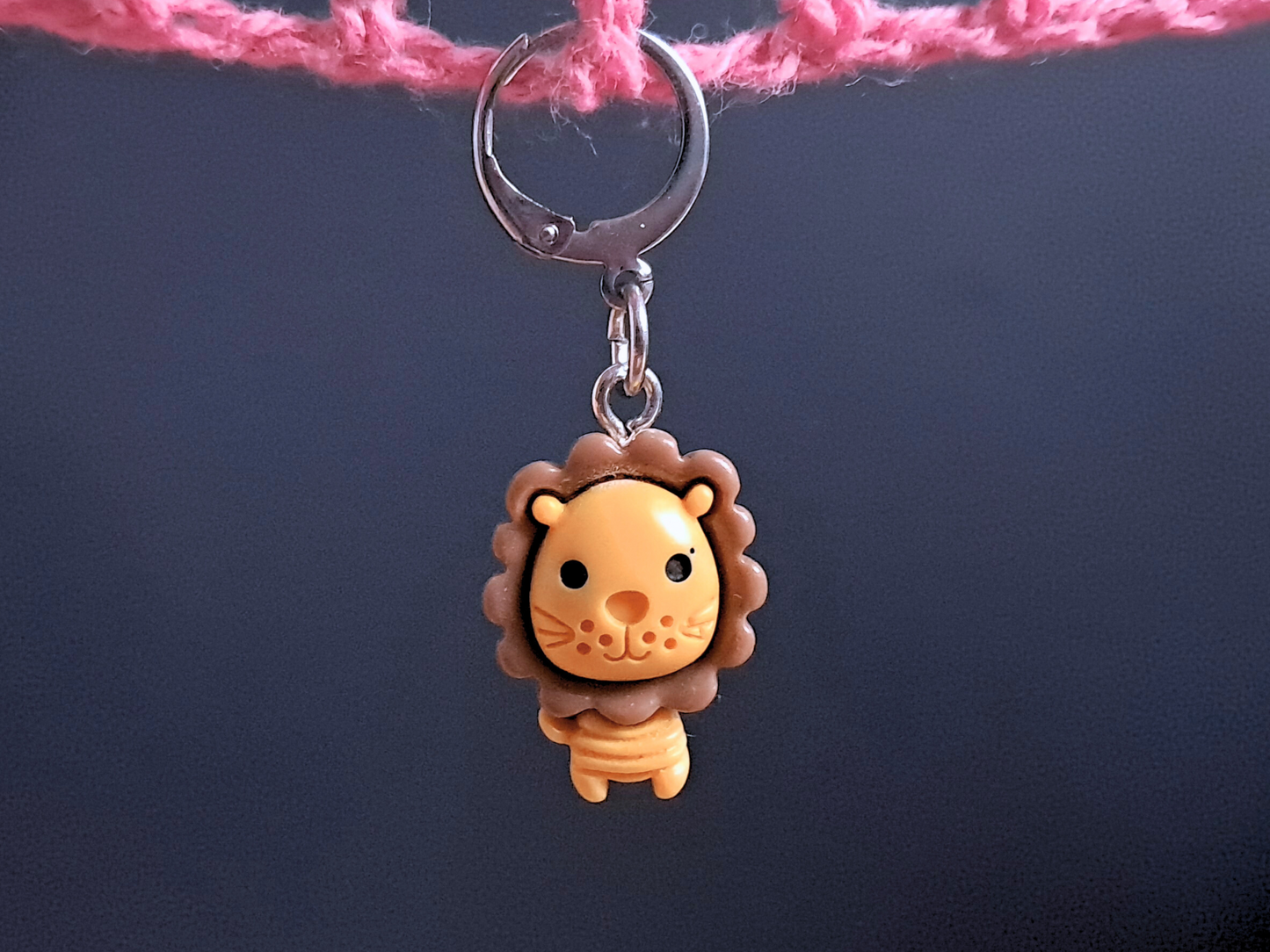 Lion Stitch Marker