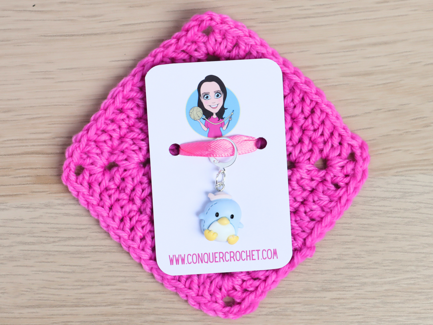 Blue Penguin Kawaii Stitch Marker