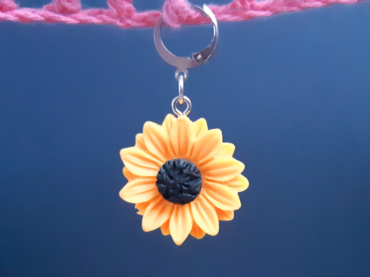 Sunflower Stitch Marker