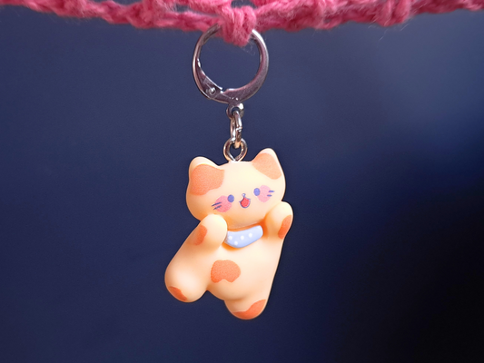 Ginger Cat Stitch Marker