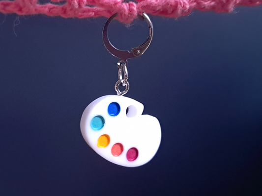 Artists Palette Stitch Marker