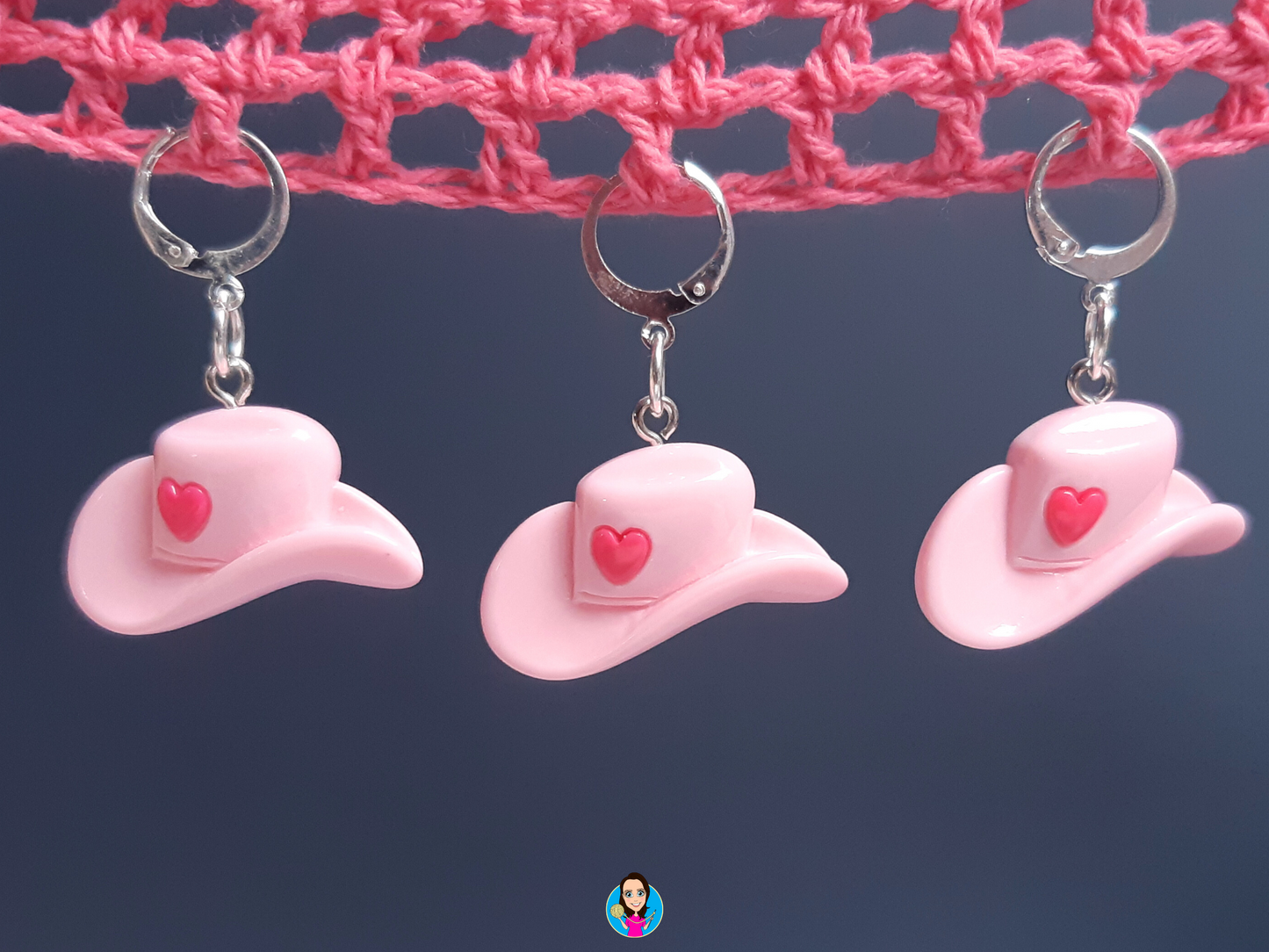 Cowgirl Hat Kawaii Stitch Marker