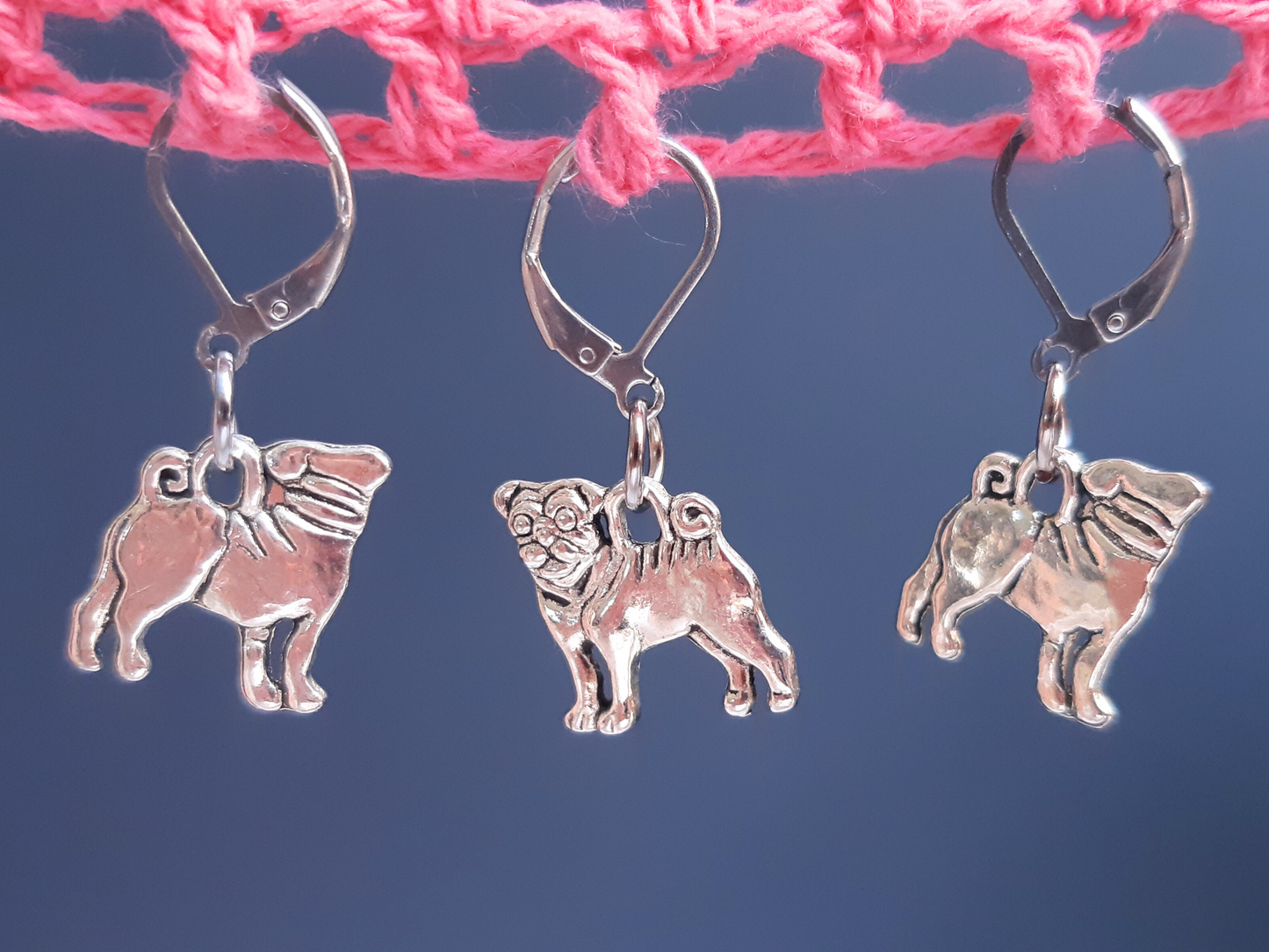 Pug Stitch Marker