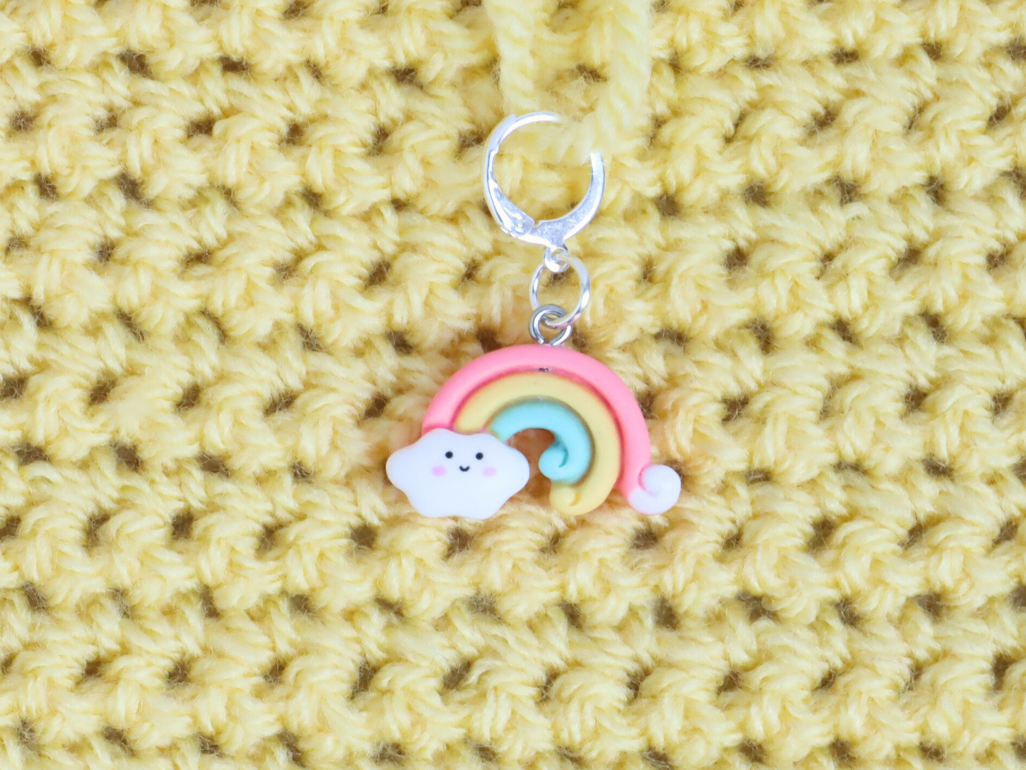 Rainbow Kawaii Stitch Marker