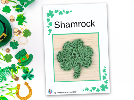 Shamrock Crochet Pdf Pattern