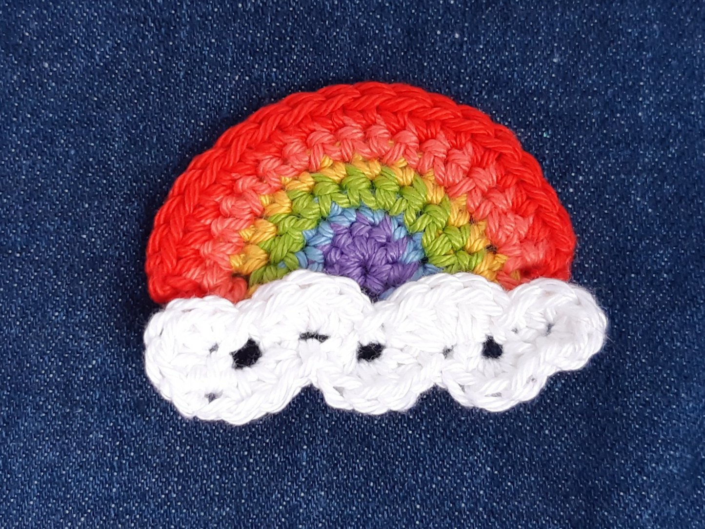 Rainbow & Cloud Applique