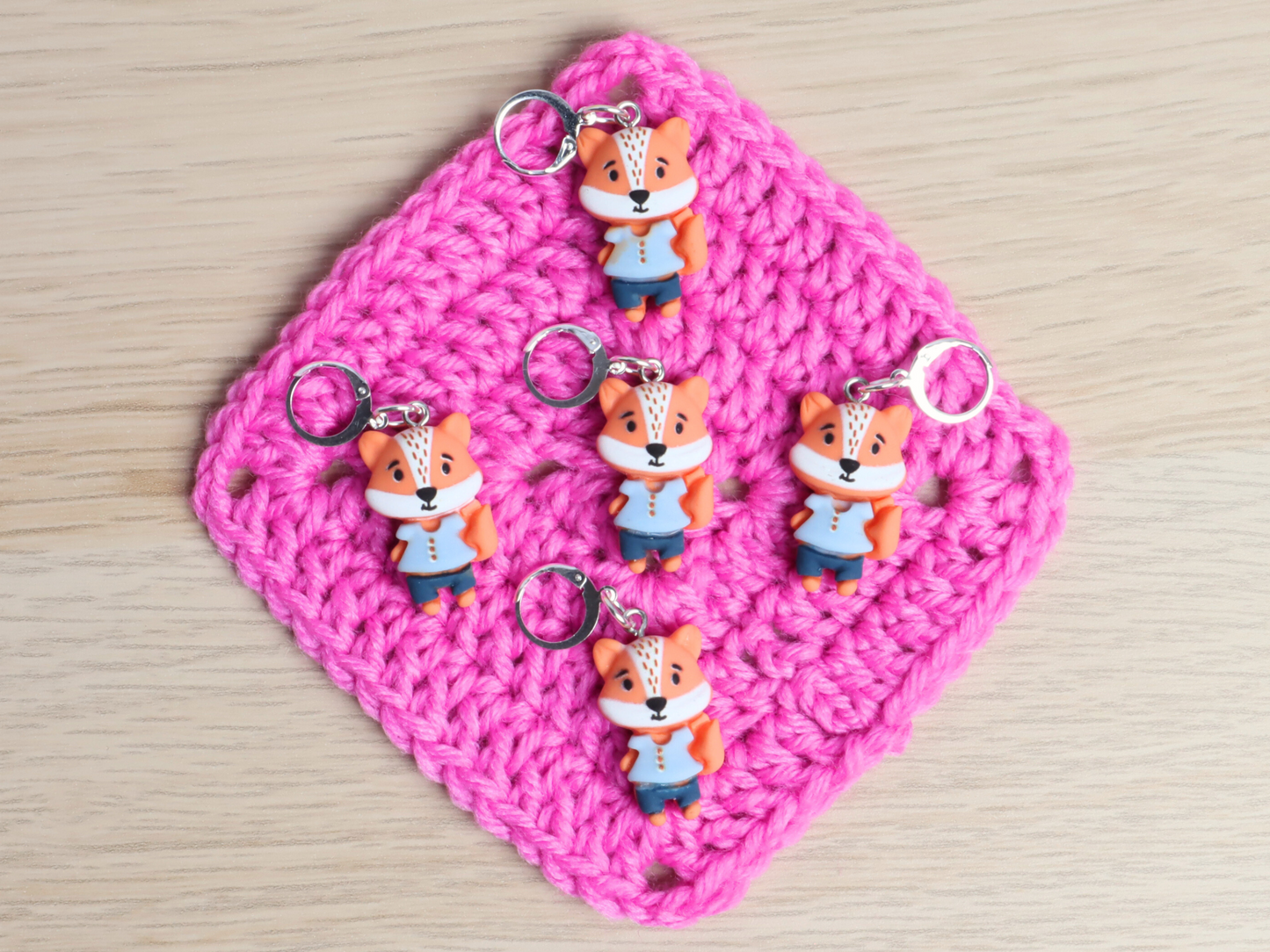 Fox Kawaii Stitch Marker