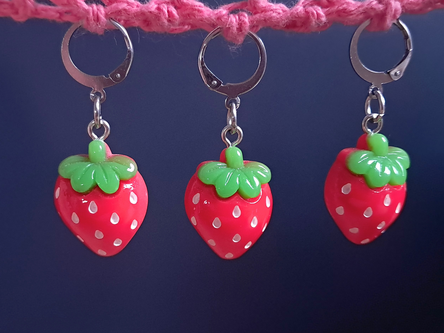 Strawberry Stitch Marker