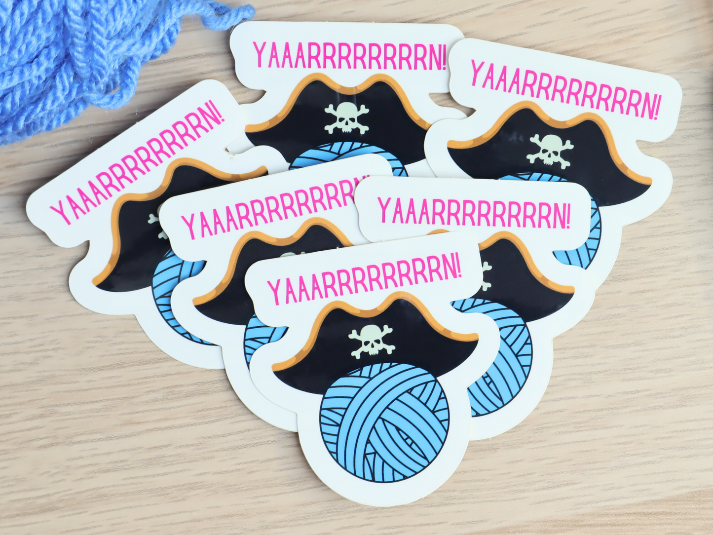 Yaarrrrrrrrn! - Glossy Sticker