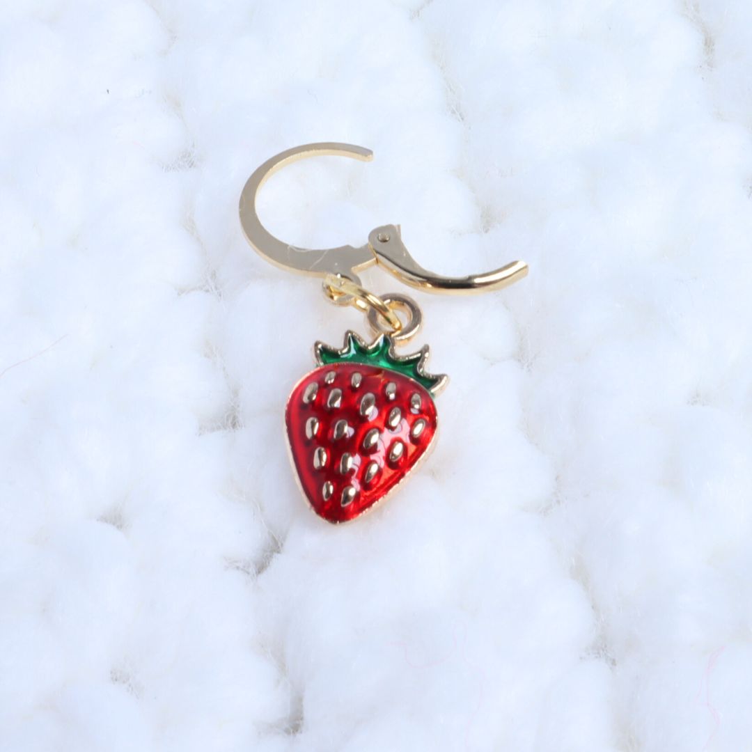 Strawberry Stitch Marker