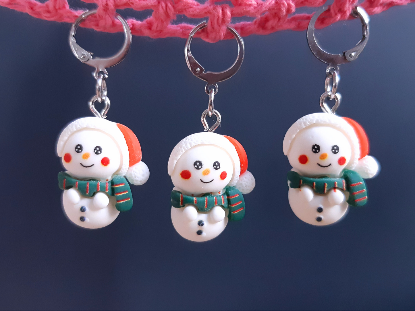 Snowman Stitch Marker