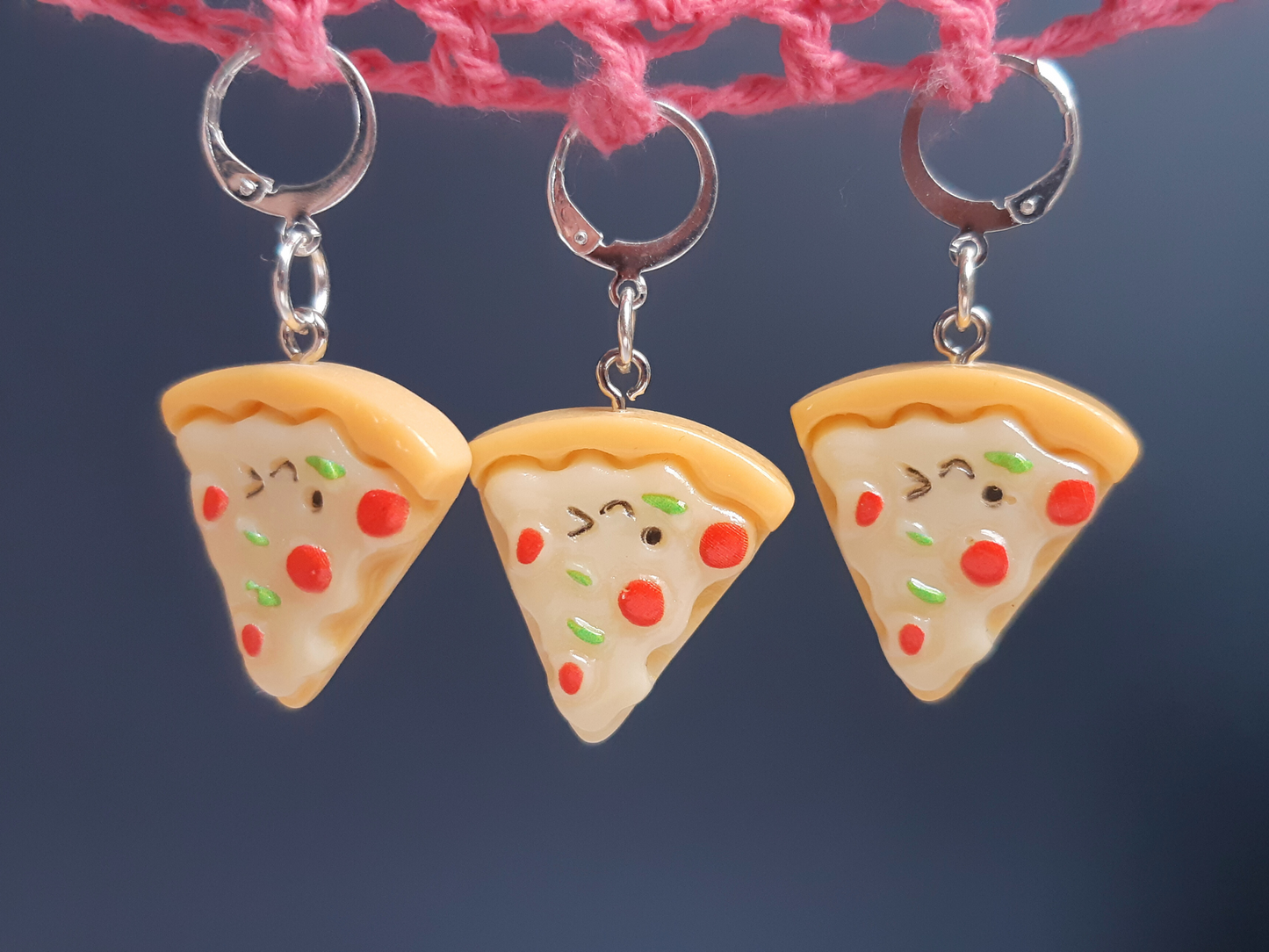 Pizza Kawaii Stitch Marker