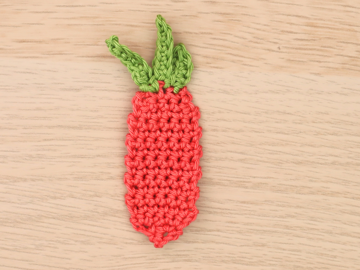 Carrot Applique Crochet Pattern