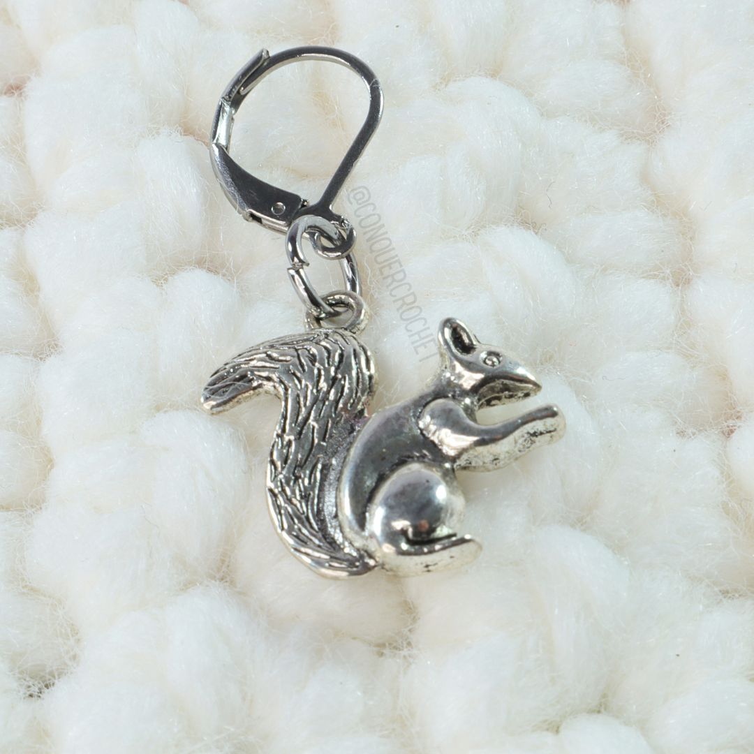 Squirrel Stitch Marker