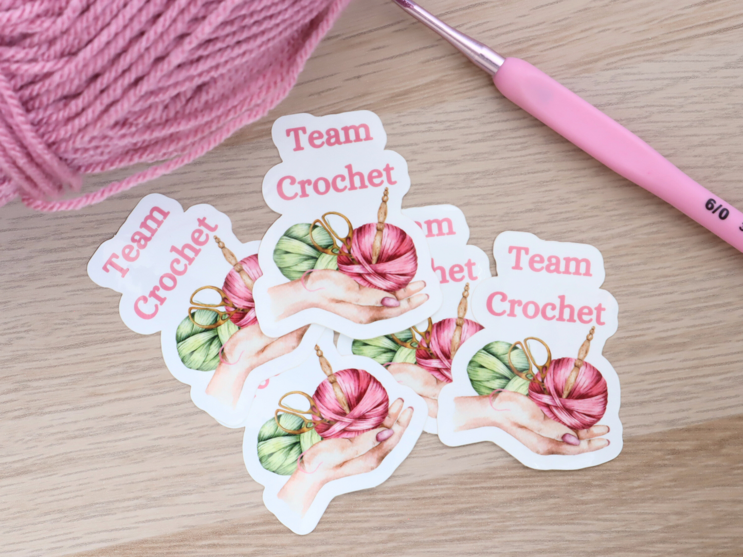 Team Crochet - Glossy Sticker