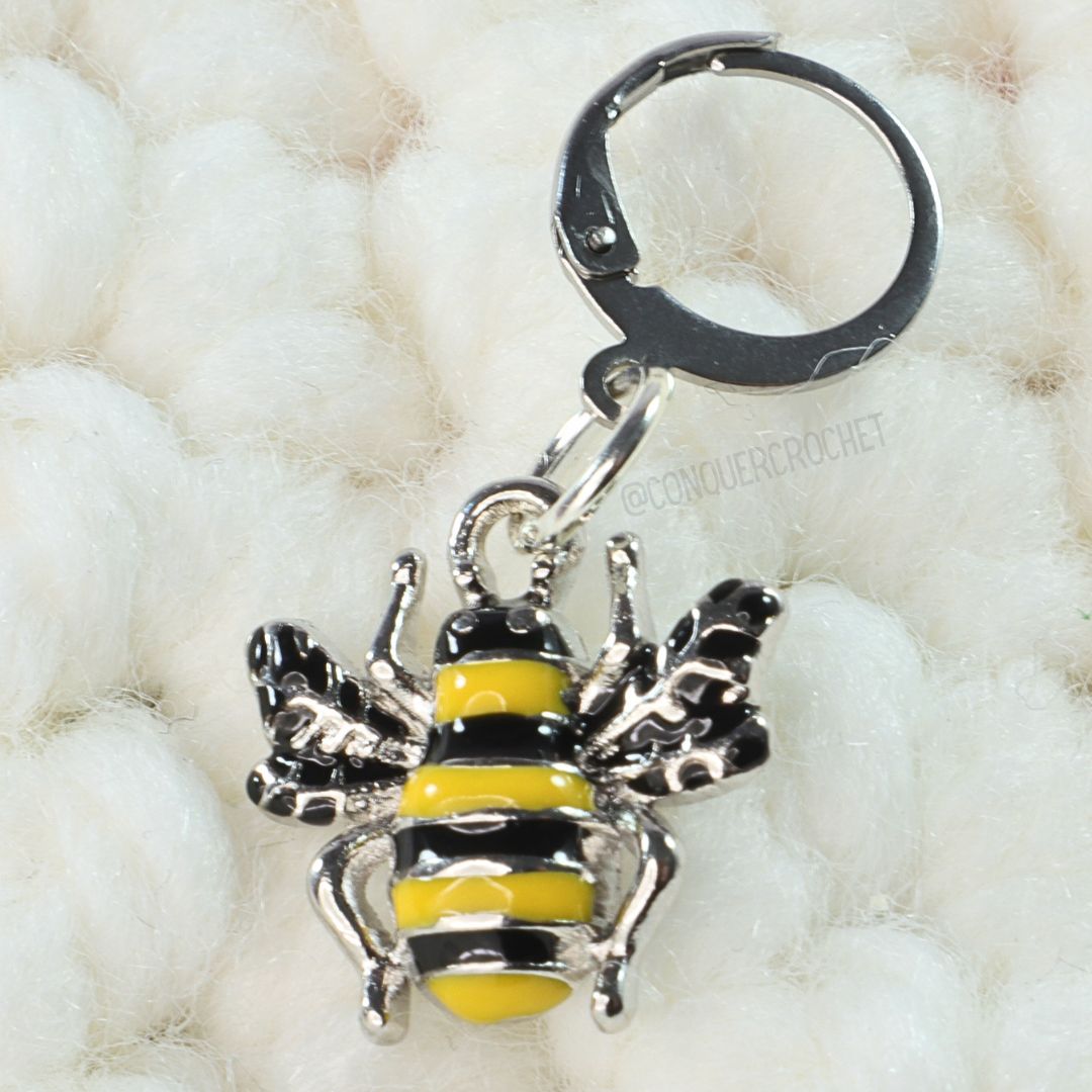 Bee Stitch Marker (3D)