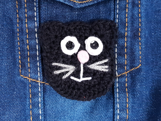 Black Cat Applique