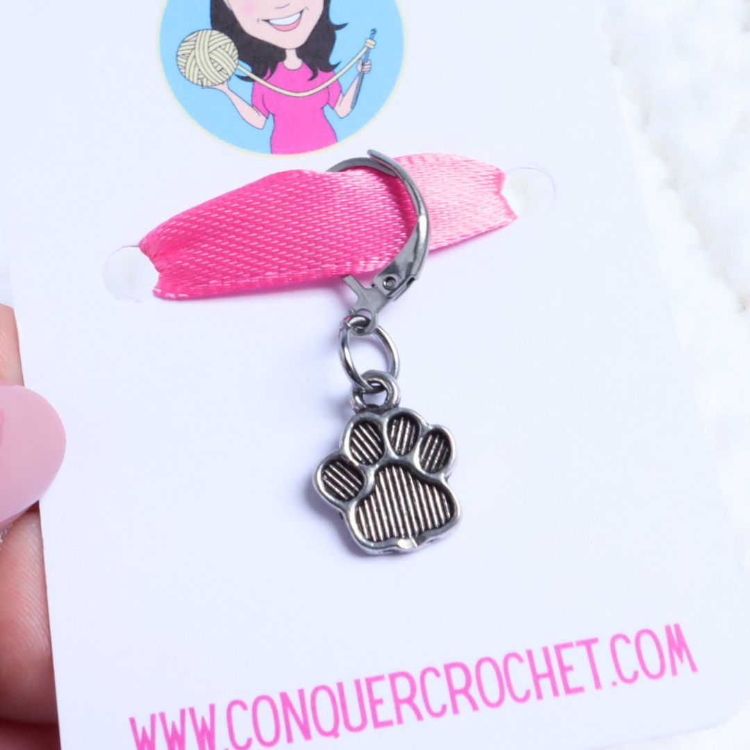 Paw Pad Stitch Marker