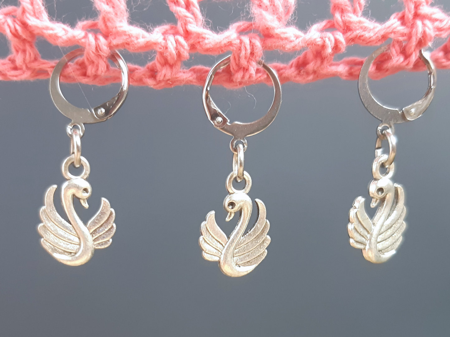 Swan Stitch Marker