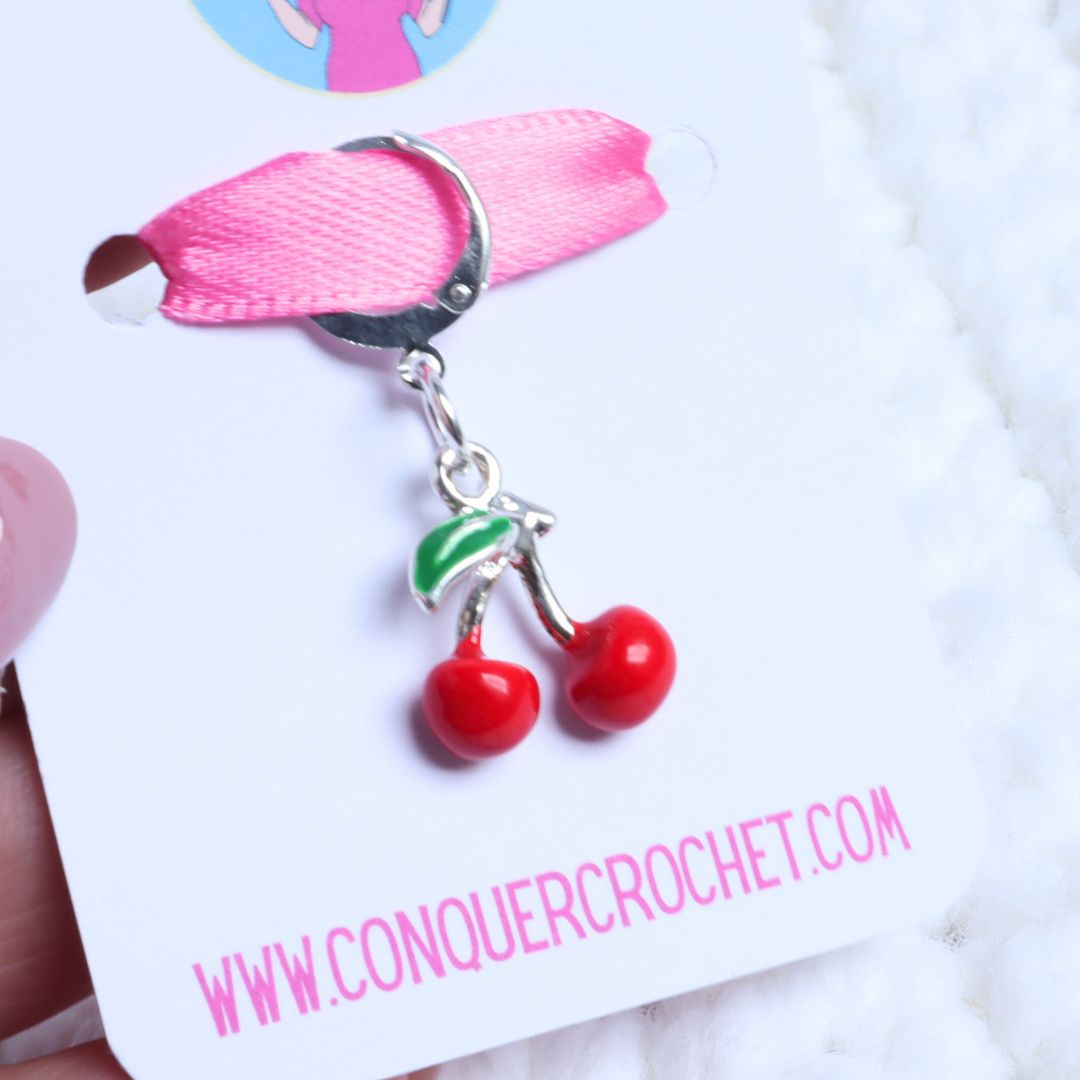 Cherries Stitch Marker