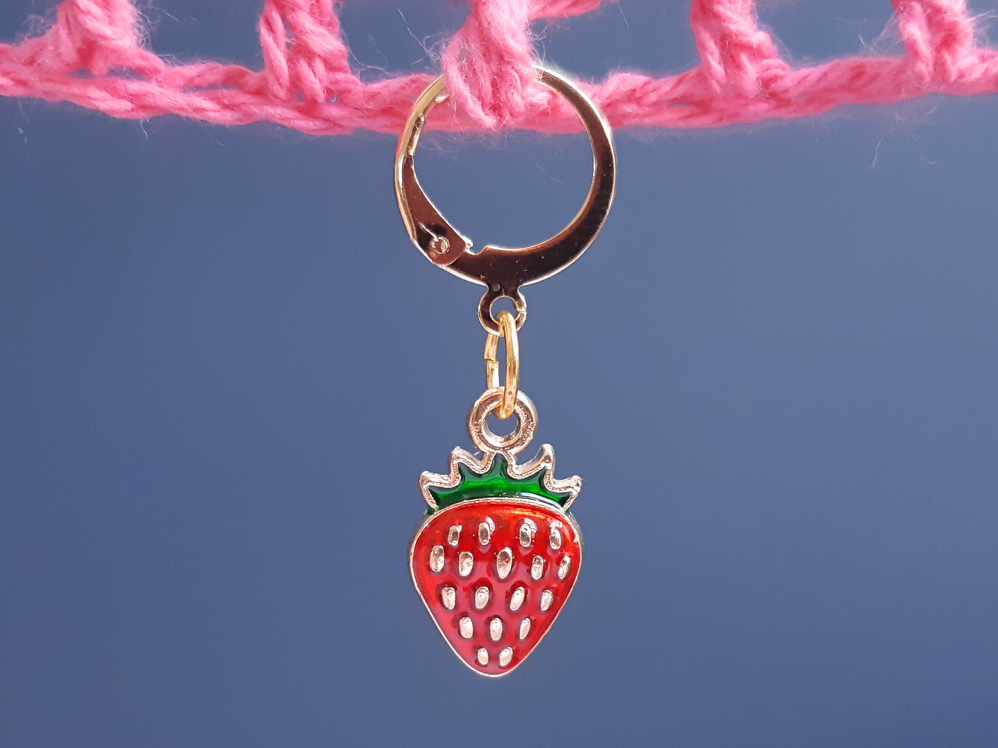 Strawberry Stitch Marker