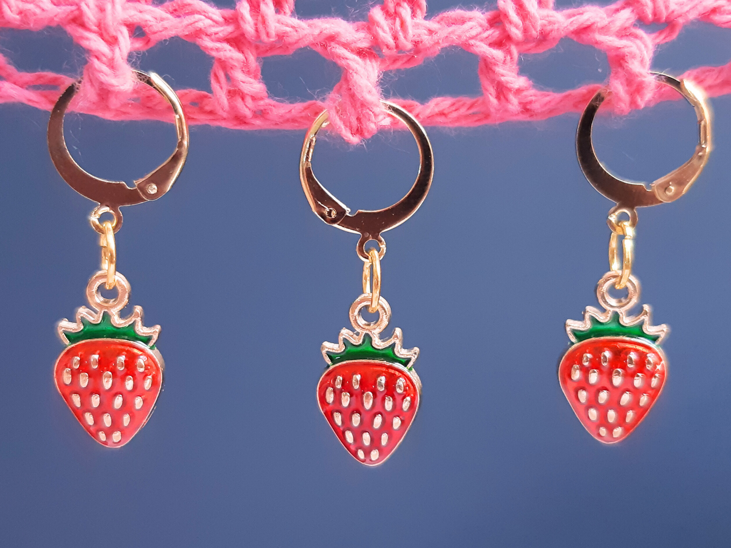 Strawberry Stitch Marker