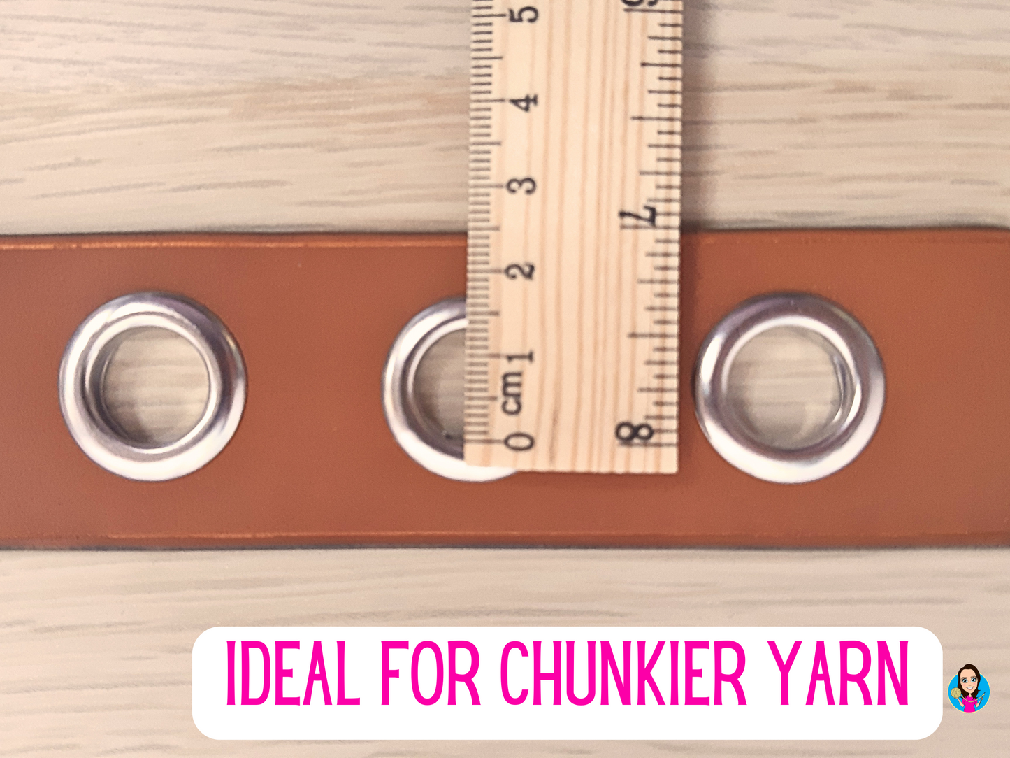 Chunky Leather Yarn Divider Organiser