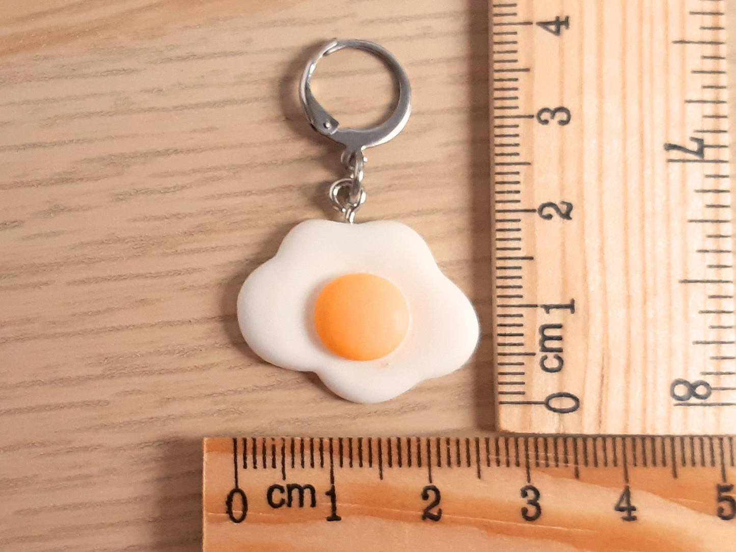 Fried Egg Stitch Marker