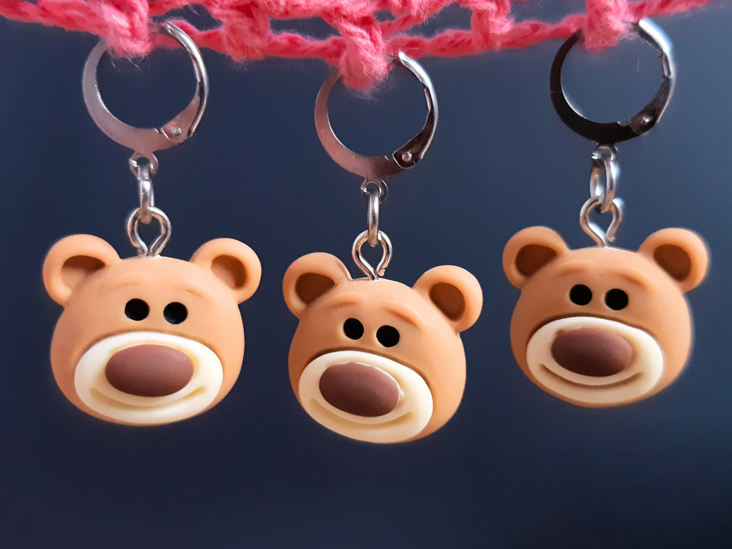 Teddy Bear Stitch Marker