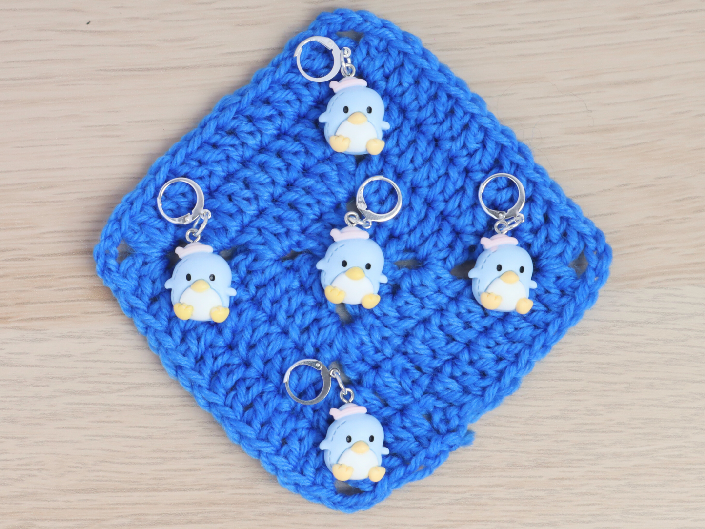 Blue Penguin Kawaii Stitch Marker