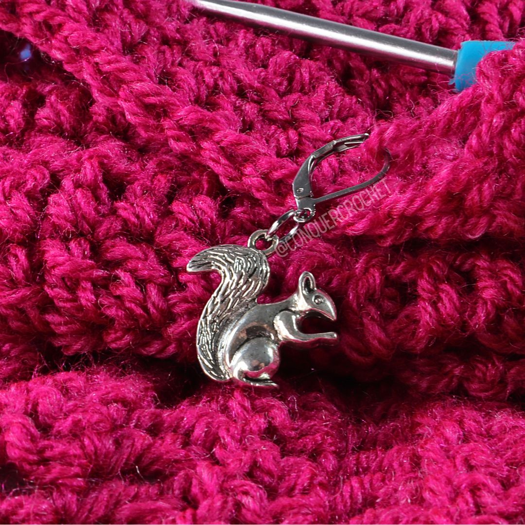 Squirrel Stitch Marker