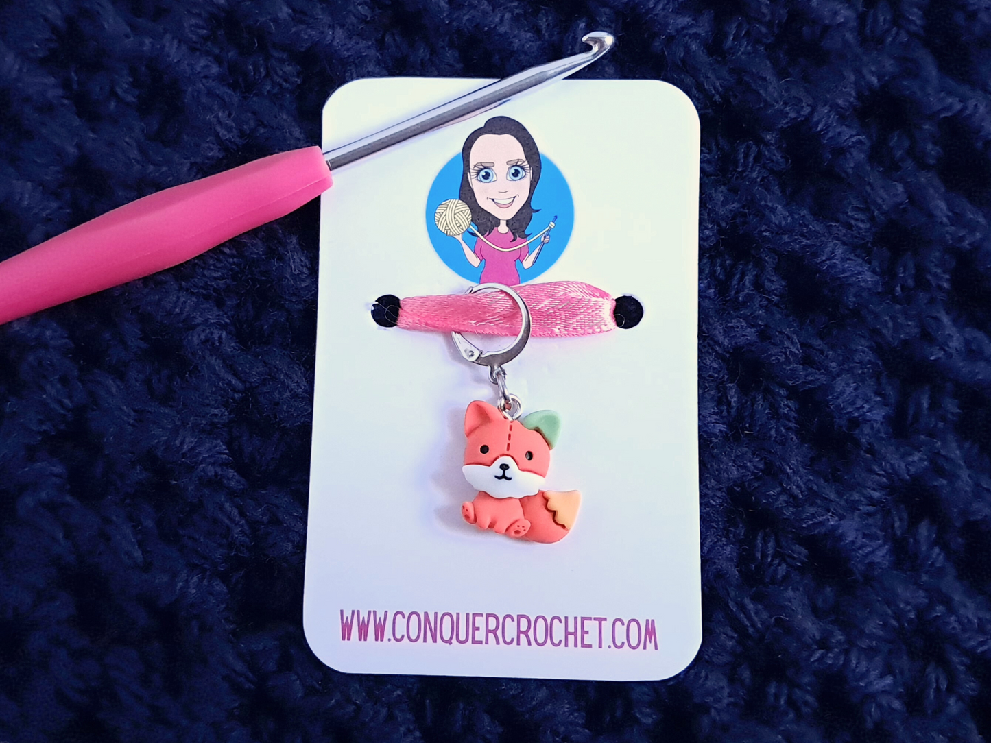 Foxy Stitch Marker