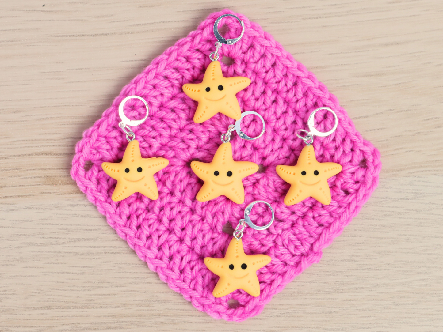 Starfish Kawaii Stitch Marker