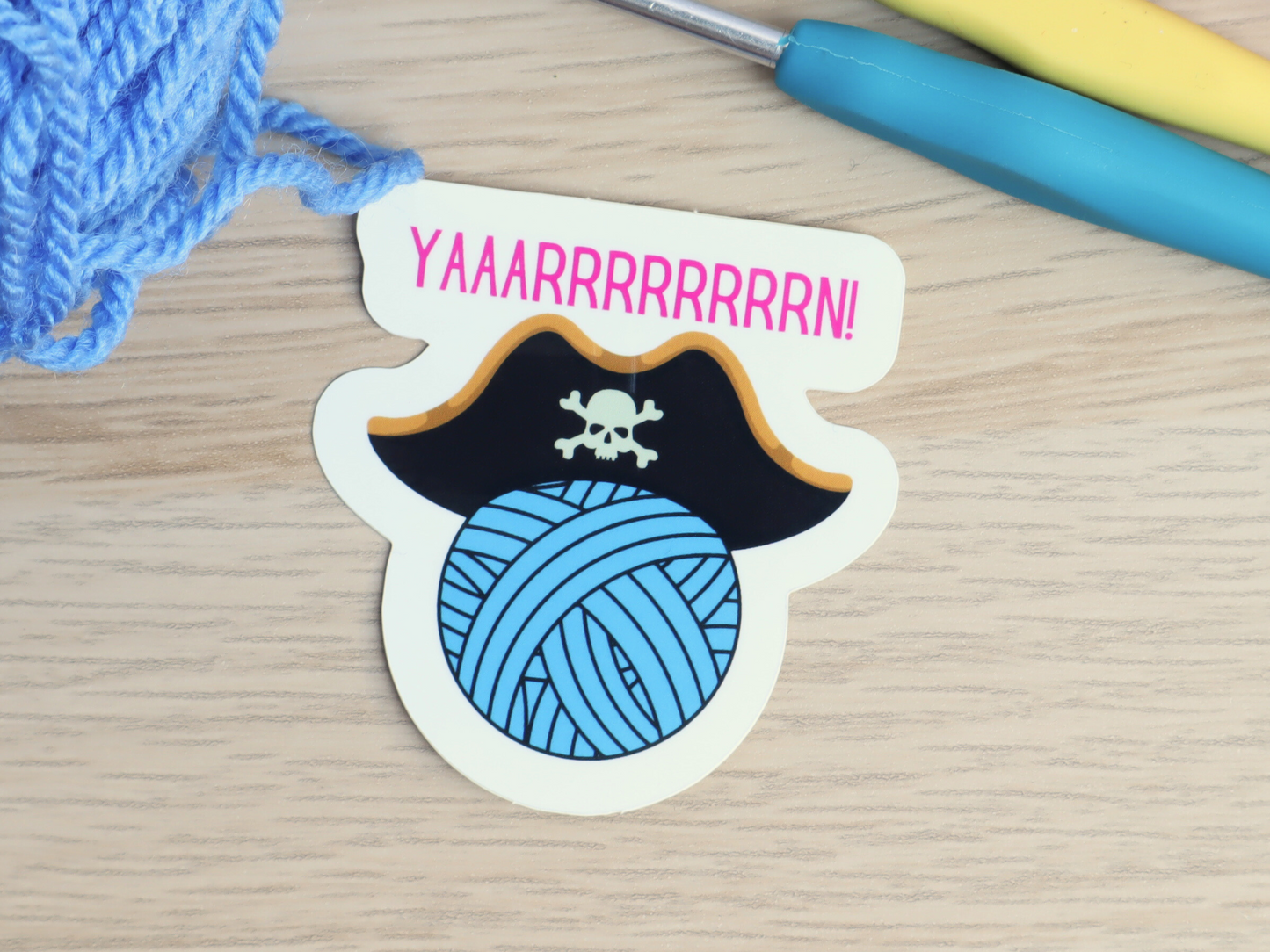 Yaarrrrrrrrn! - Glossy Sticker