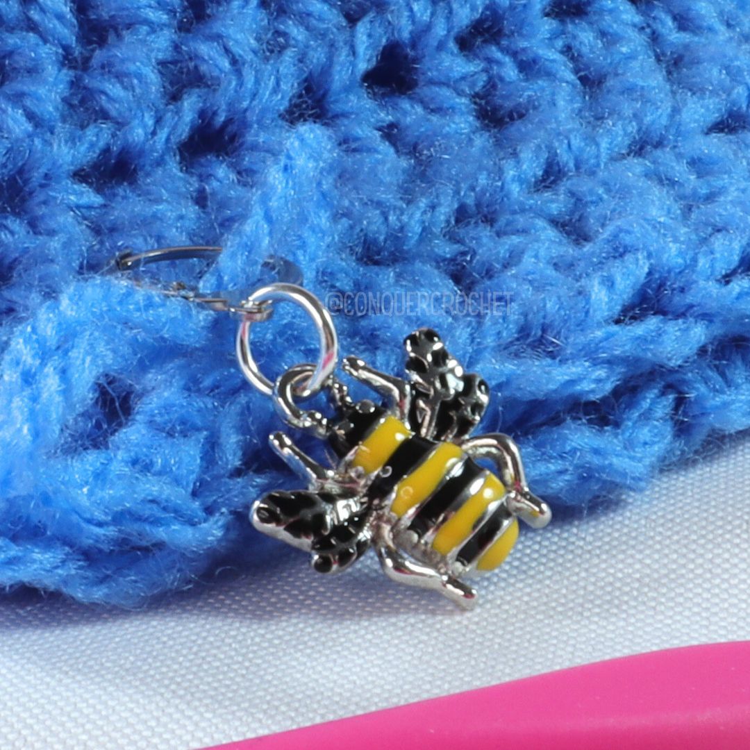 Bee Stitch Marker (3D)