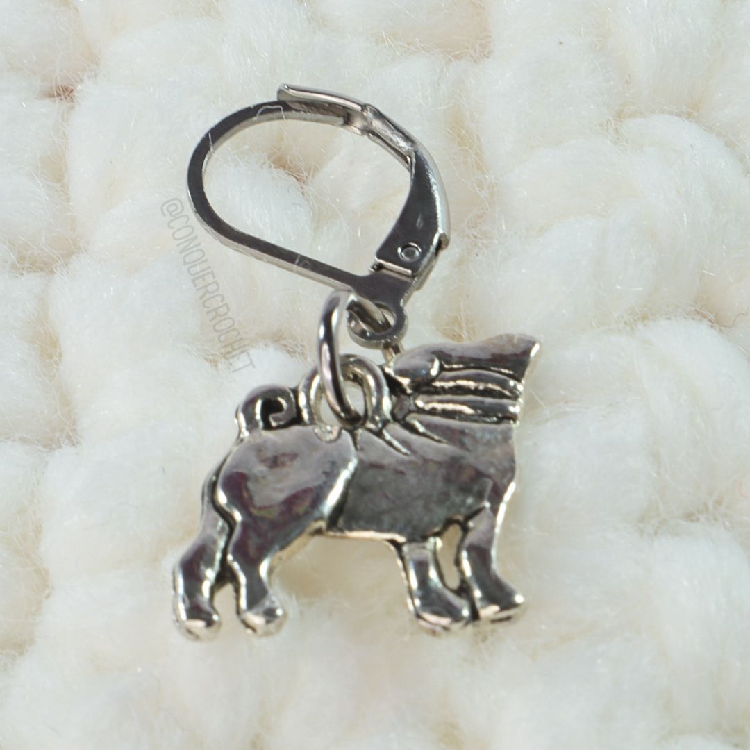 Pug Stitch Marker