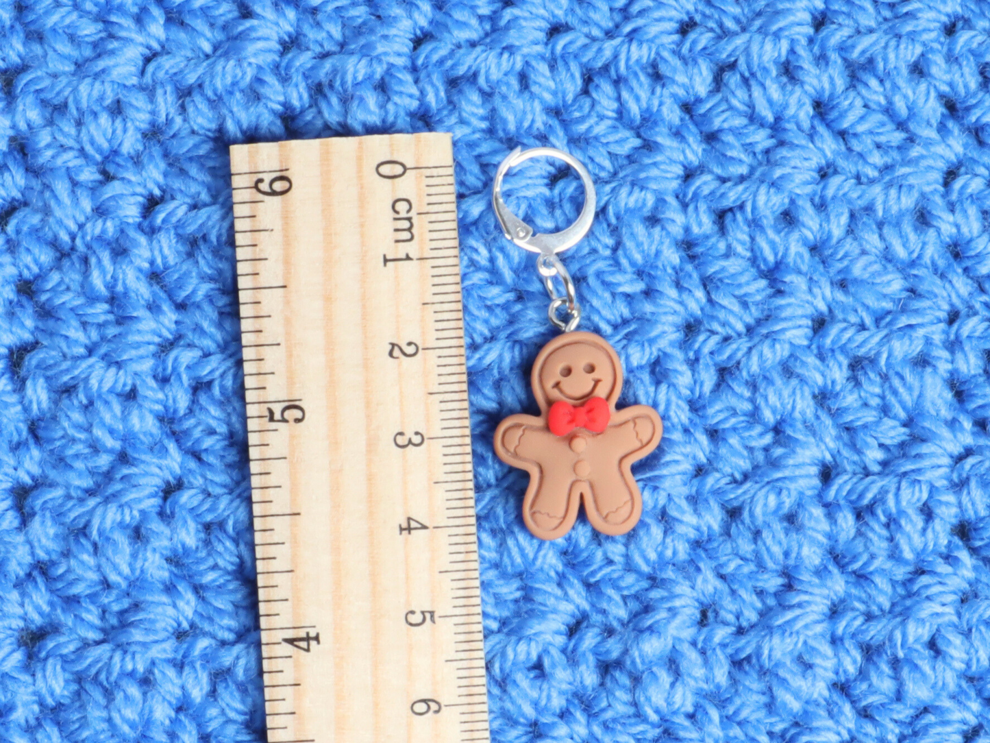 Gingerbread Man Kawaii Stitch Marker
