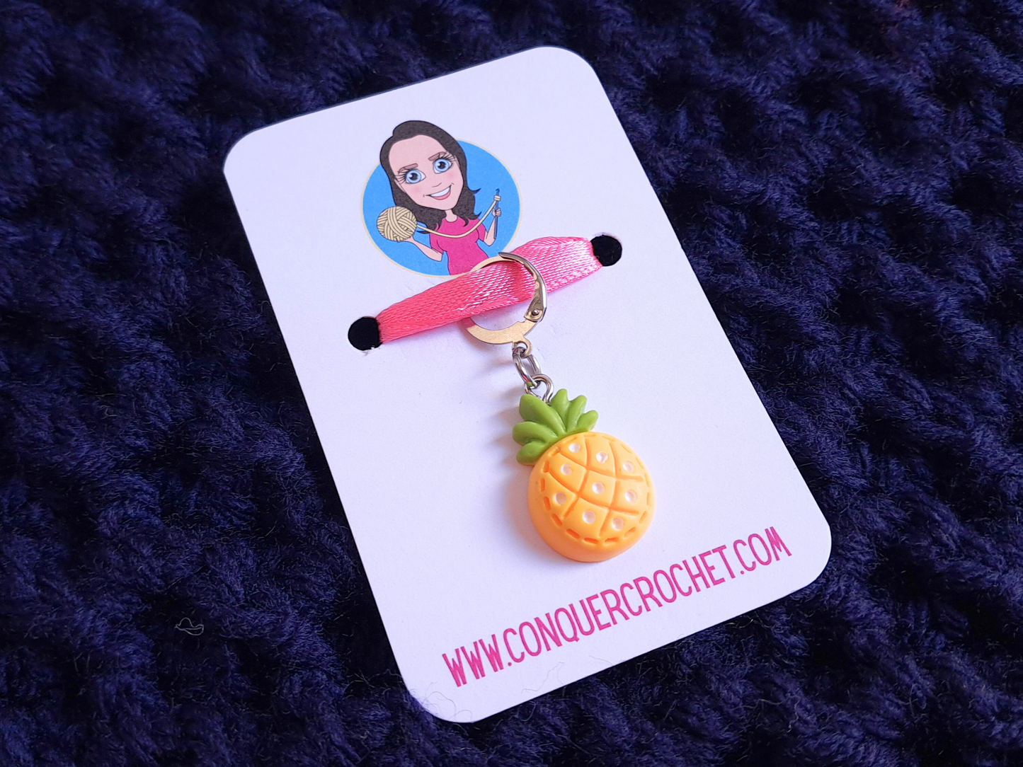 Pineapple Stitch Marker