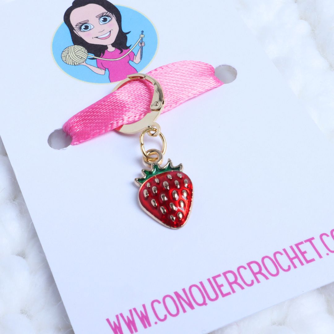 Strawberry Stitch Marker