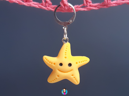 Starfish Kawaii Stitch Marker