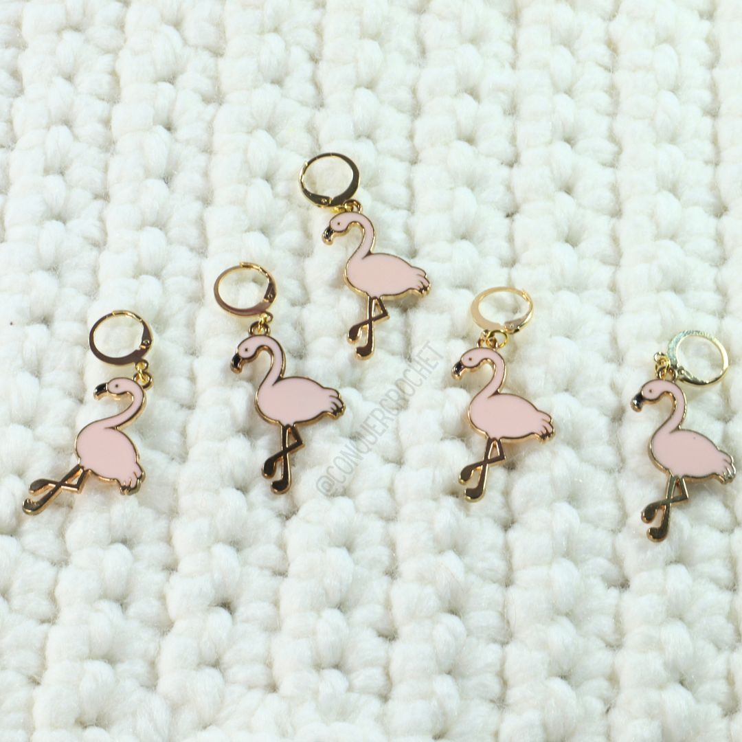 Flamingo Stitch Marker