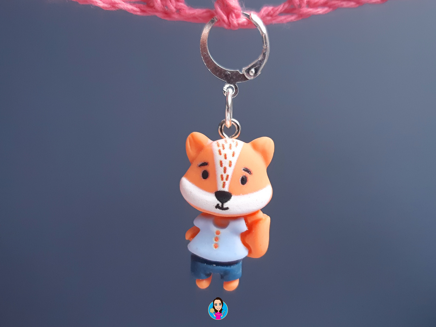 Fox Kawaii Stitch Marker