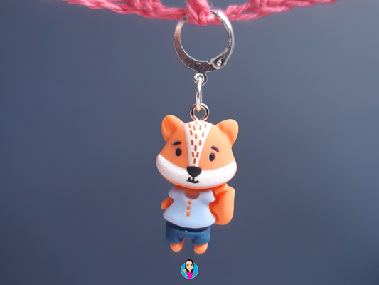 Fox Kawaii Stitch Marker