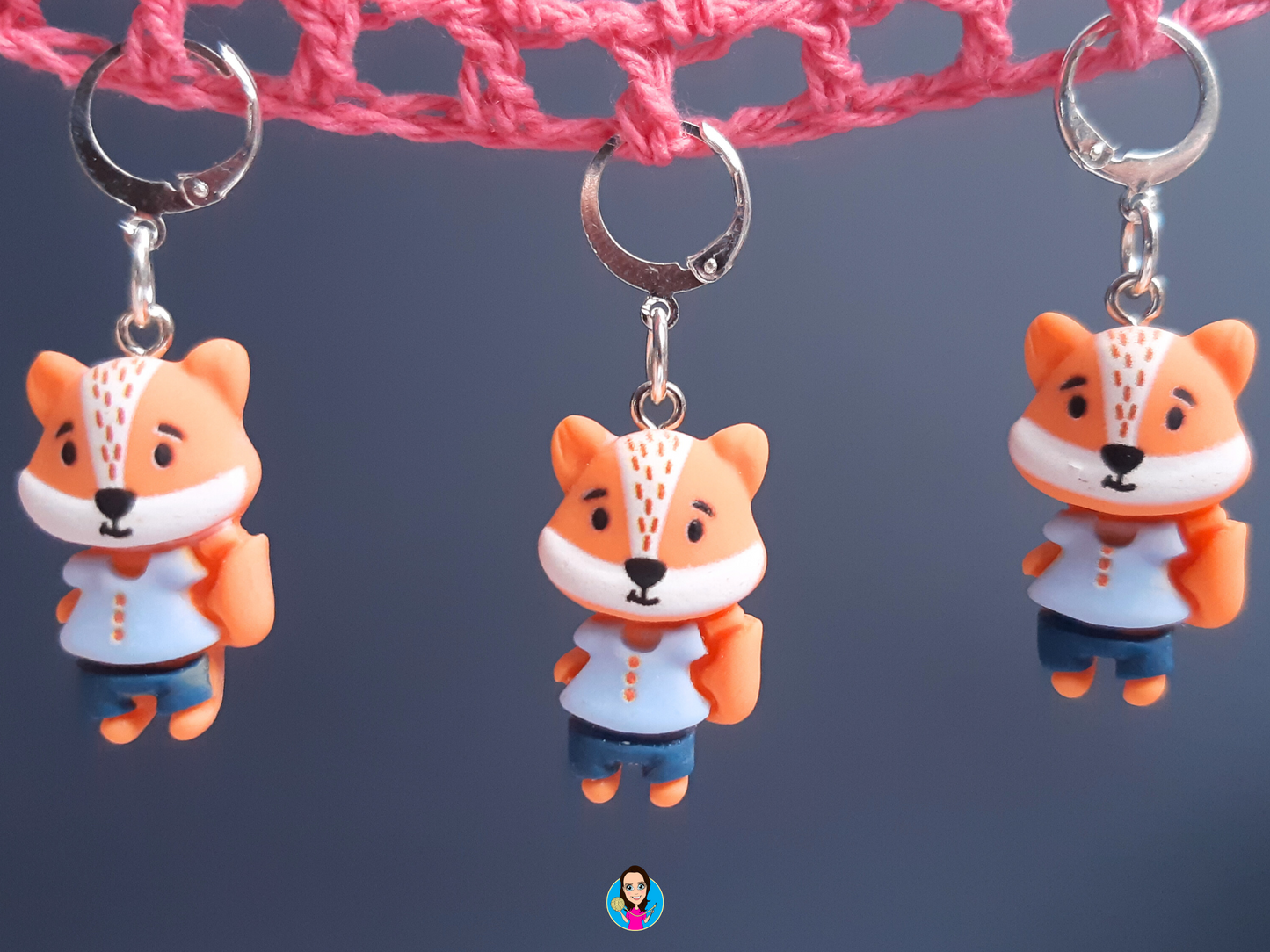 Fox Kawaii Stitch Marker