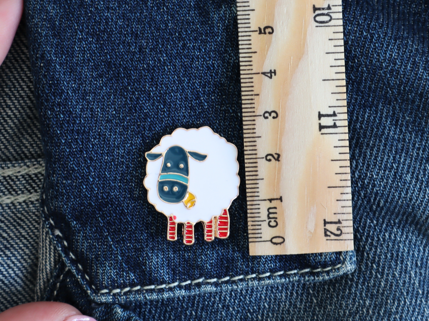 Sheep Pin Badge