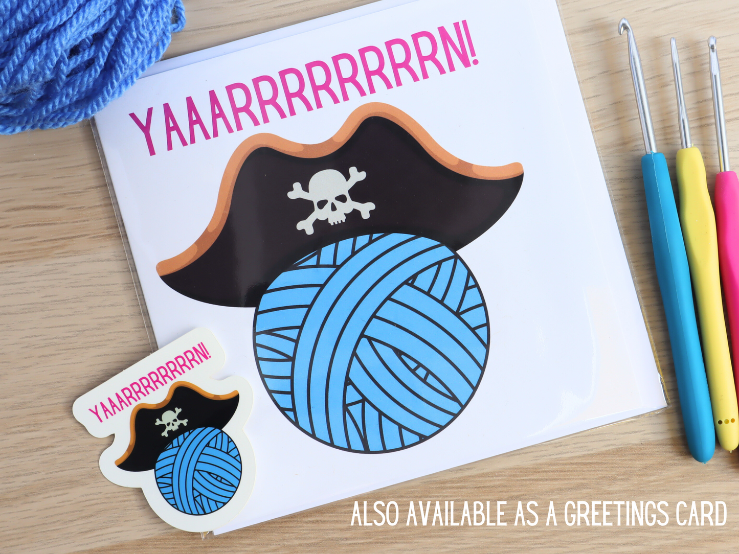 Yaarrrrrrrrn! - Glossy Sticker