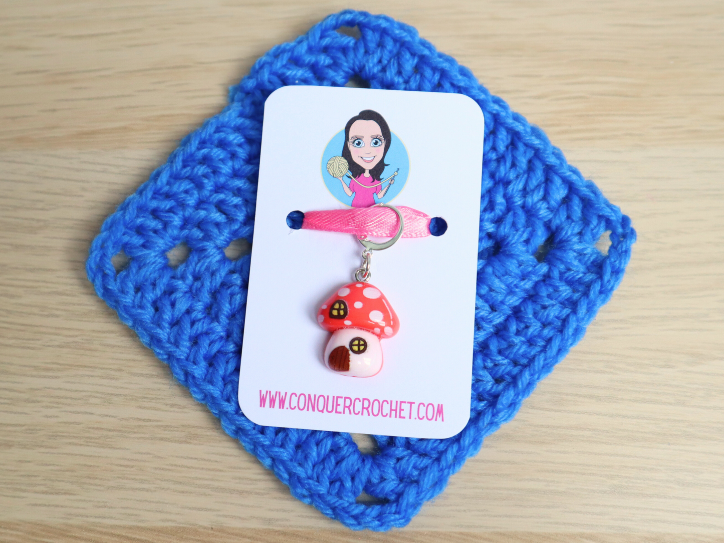 Toadstool Cottage Stitch Marker