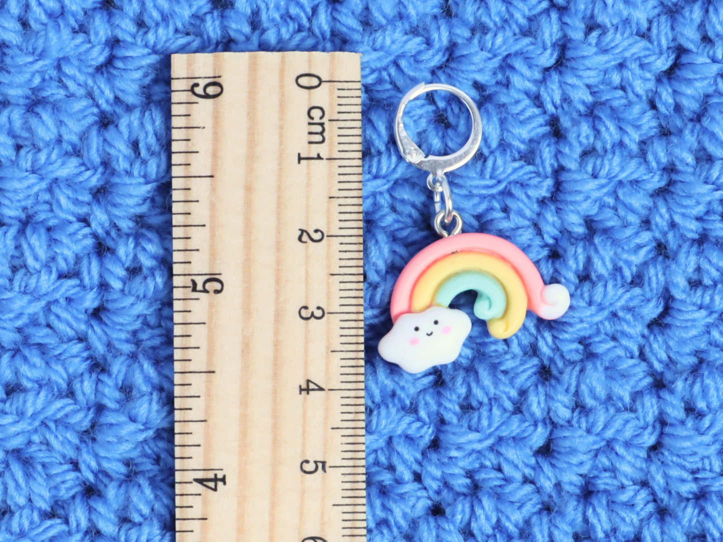 Rainbow Kawaii Stitch Marker