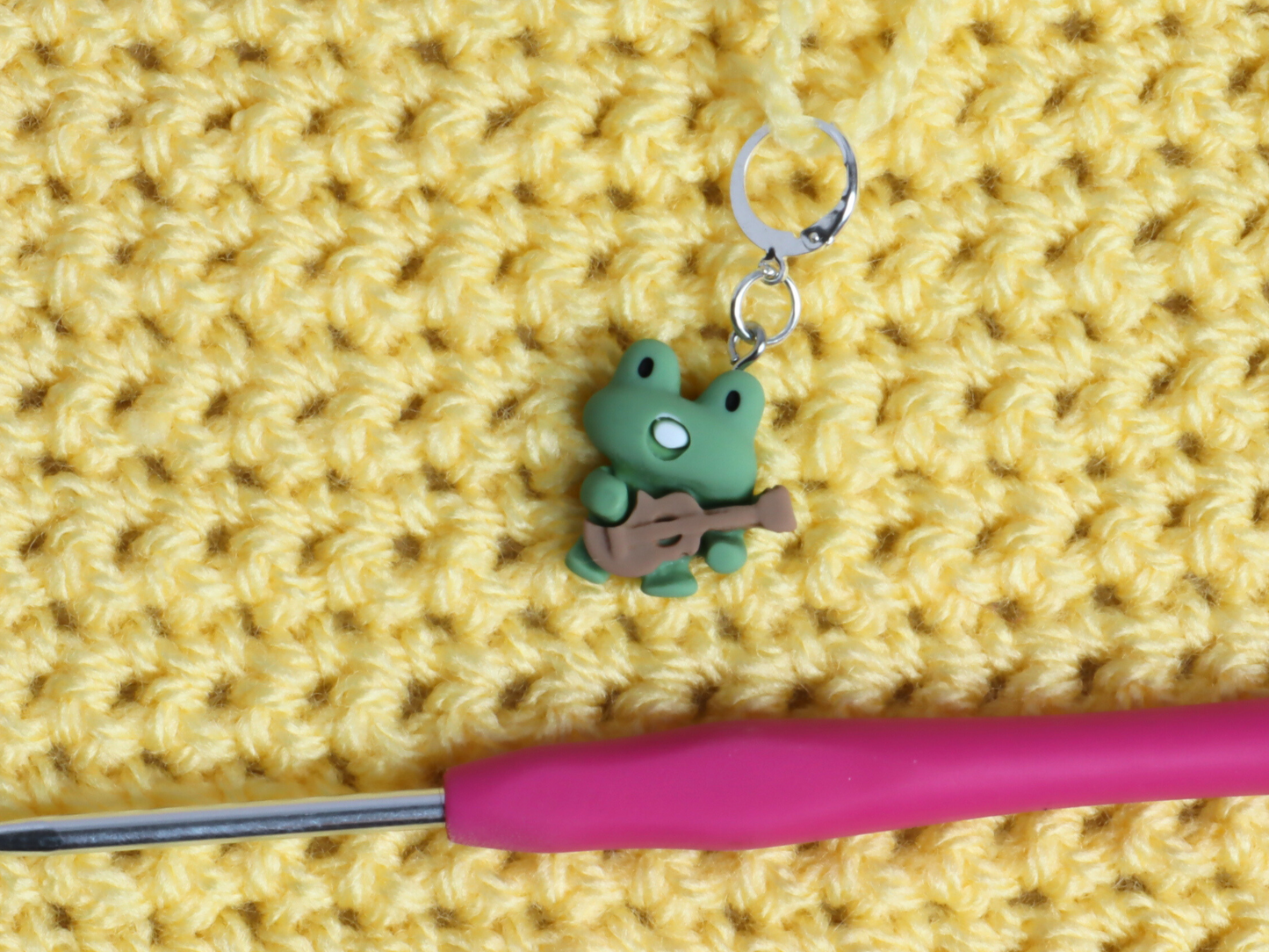 Singing Frog Kawaii Stitch Marker