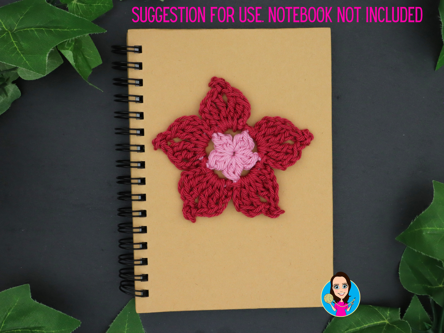 Pink Flower Applique